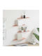 Shelves Wall Pink 4pcs 40x9x2.5cm