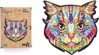 Ξύλινο Παιδικό Puzzle Kotek Murkotek A3 39pcs PuzzleOK