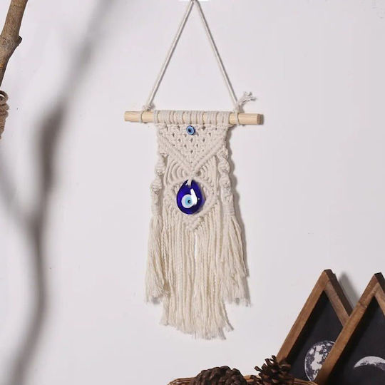 Macrame Hängendes Wanddekoration aus Stoff 30x30cm