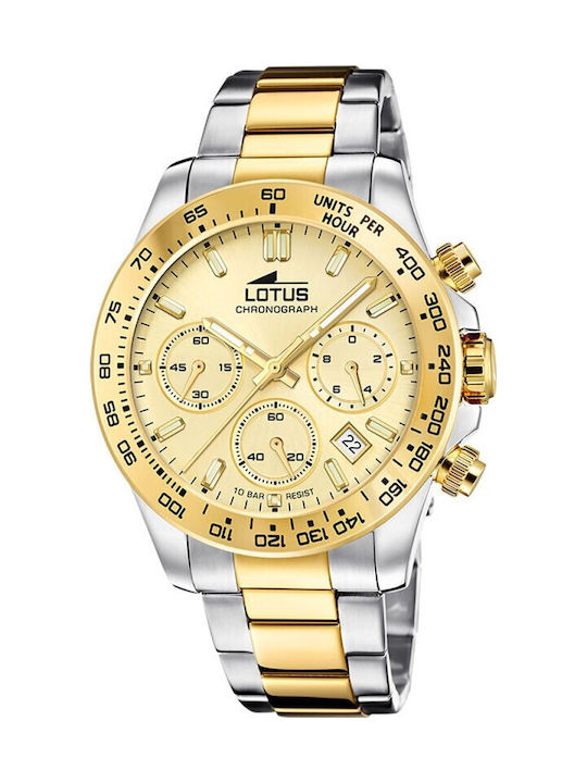 Lotus Watches Мъжки Часовник На Батерия Със Зла...