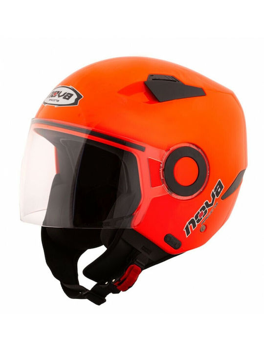 Nova Racing N220 Phantom Gloss Orange Κράνος Μη...