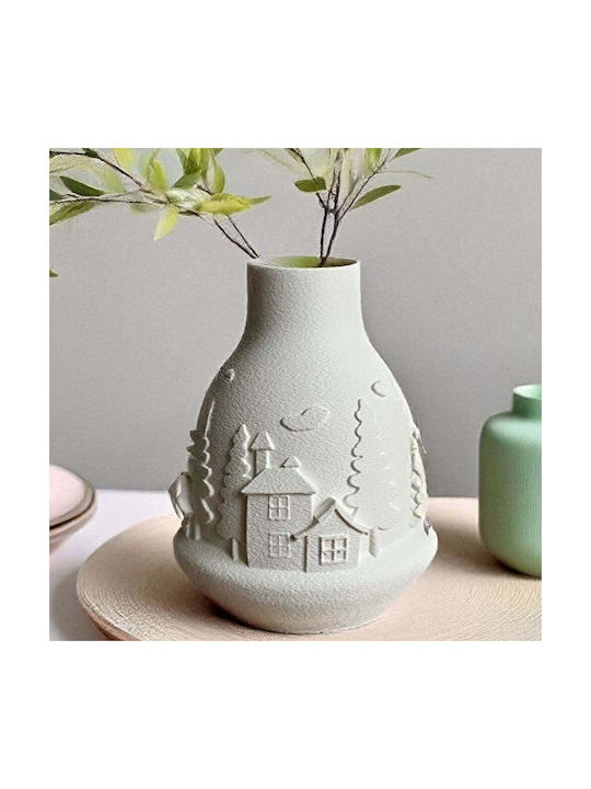 Aberto Design Decorative Vase White