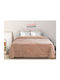 Duvet Cover Queen 220x240cm Furry Mocha