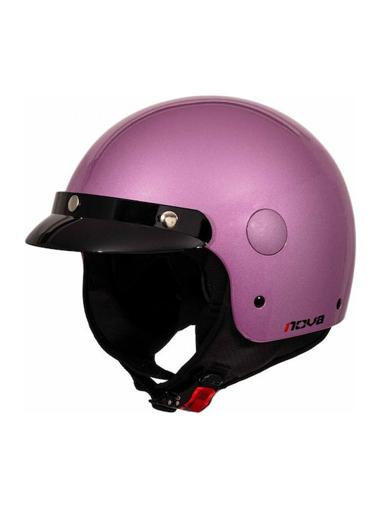 NOVA OF229P Purple Gloss Cască Moto Jet ECE 22.06 1000gr