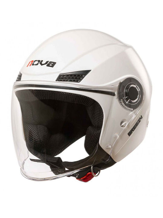 Nova Racing OF851 Breezy Gloss White Κράνος Μηχ...