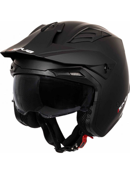 Nova Racing N-230 Black Matt Motorcycle Helmet Jet ECE 22.06 1250gr