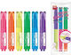 Deli Blister Highlighters 1mm Assorted 6pcs
