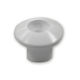 Cârlig Copertină Plastic Rotund Alb