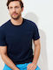 T-shirt Γαλάζιο