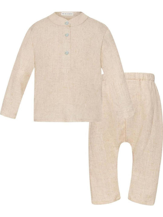 Σετ Καλοκαιρινό 2τμχ Beige