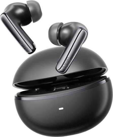 QCY MeloBuds N70i Bluetooth Handsfree Ακουστικά με Αντοχή στον Ιδρώτα και Θήκη Φόρτισης Black