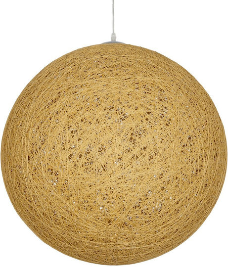 GloboStar Hängelampe Beige Boho mit Fassung E27 60x60x60cm.