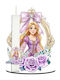 Πασχαλινή Λαμπάδα Disney Princess Στρογγυλή