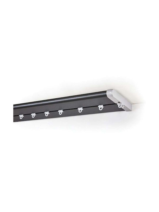 Anartisi Phantom One-Way Metallic Curtain Track...