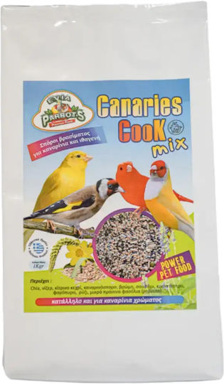 Evia Parrots Canary Cook Mix – Смес От Зърнени Храни И Бобови 5кг