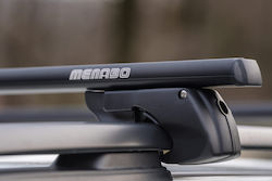Menabo Autodachträger Aluminium Sherman Schwarz 120 cm Schwarz Farbe Chevrolet Zafira 5 Türen 2001>2012 Dachreling Parallele Dachträger Knoten 2 Stück 12280/mb Mp.12280/mb-47