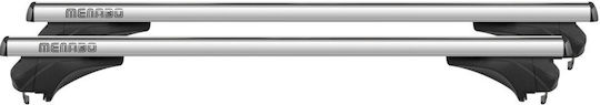 Menabo Aluminum Bars Ariem 1185 Cm Silver Color Mitsubishi Asx 5 Doors 2013> Flush Or Raised Rails 2 Pieces 14700/mb Mp.14700/mb-57