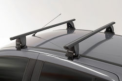 Menabo Complete Set Car Roof Bars Aluminum Delta L 141 Cm Black Mitsubishi Asx 5 Doors 2023>-2 Pieces 11750 Mb+12520 Mb Mp.mit.12520/mb-dltb-1