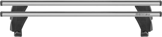 Menabo Complete Set Car Roof Bars Aluminum Delta XL 161 Cm Silver Volkswagen Transporter Multivan T5 2003>2015-2 Pieces 10630 Mb+12550 Mb Mp.vw.12550/mb-dlts-2