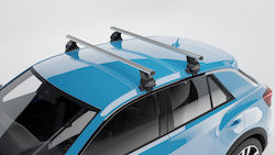 Menabo Complete Set Aluminum Car Roof Bars Omega M 112 Cm Silver Kia Rio Yb Hatchback 5 Doors 2017>-2 Pieces 9810 Mb+13460 Mb Mp.ki.13460/mb-omga-9