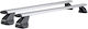 Menabo Complete Set Aluminum Car Roof Bars Omega Plus L 130 Cm Silver Ds 7 Crossback 5 Doors 2017>-2 Pcs 11750 Mb+14730 Mb Mp.ds.14730/mb-omgps-5