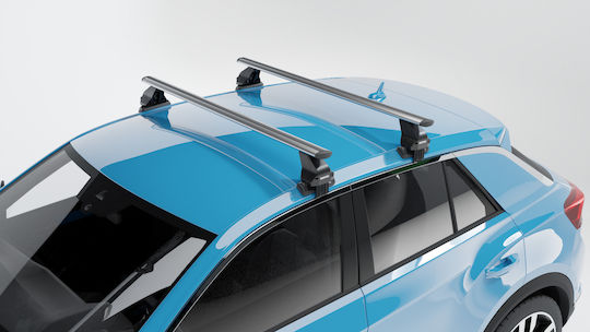 Menabo Complete Set Aluminum Car Roof Bars Omega Plus M 112 Cm Silver Audi A3/s3 8v Sedan 4 Doors 2013>2019-2 Pcs 9650 Mb+14720 Mb Mp.au.14720/mb-omgps-8