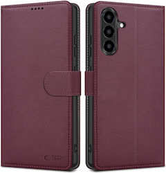 Tech-protect Wallet Husă Galaxy A36 A56 A37 Vișinie