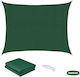 Grasher Shade Sail Зелен С парчета 3.6x3.6m 180гр/кв.м