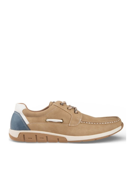 Men's Boat Shoes Beige