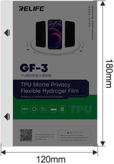Relife Gf-3 TPU Matt Datenschutz Flexible Hydrogel Displayschutzfolie Xiaomi Mi 10 Lite