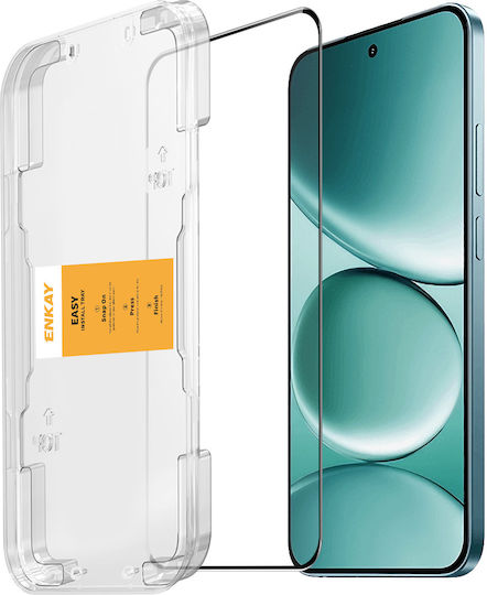 Enkay Лесен монтаж Пълно лепило Закалено стъкло Xiaomi Redmi Note 15 Pro 5G