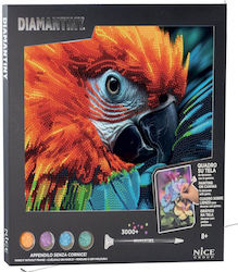 Ψηφιδωτό Μωσαϊκό Gems Diamond Painting Red Parrot 96577