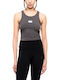 Women's Blouse Sleeveless Gray