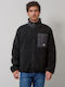 Ανδρική Ζακέτα Fleece Μαύρη
