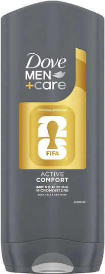 Dove Active Comfort Αφρόλουτρο σε Gel για Άνδρες & Άρωμα Καρύδα & Ανανάς 400ml