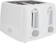 IQ Prăjitor de pâine 4 sloturi 1300W Alb