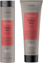 Lakme Coral Red Σετ Θεραπείας Μαλλιών με Κερατίνη 2τμχ Lakme Coral Red Σετ Θεραπείας Μαλλιών με Κερατίνη 2τμχ