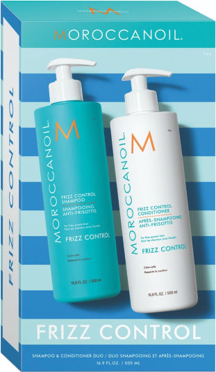 Moroccanoil Frizz Care Hair Care Sets Reconstruction And Nourishment For Frizzy Hair With Shampoo And Conditioner 2 Pieces