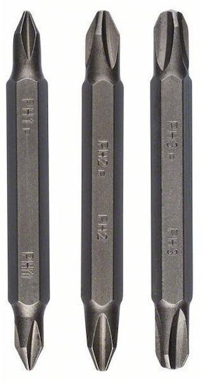 Винтовертни Битове End Cap Screw Ph Ph 60мм 3 Броя