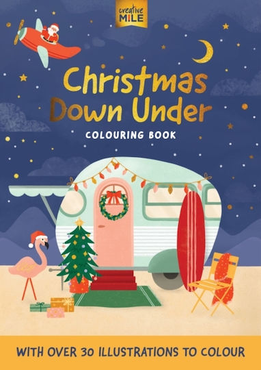Christmas Down Under Colouring Book Five Mile Paperback Softback