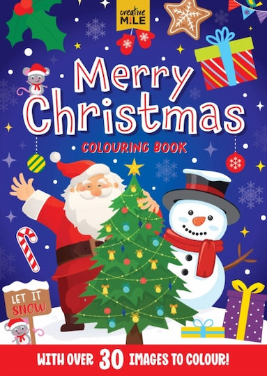 Merry Christmas Colouring Book Five Mile Paperback Softback