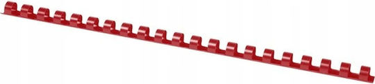 Office Products Bookbinding Combs A4 8mm 45 Sheets 100 Pieces Red