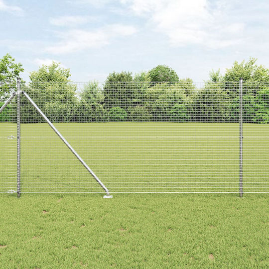 vidaXL Zaunpfahl für den Garten Verzinkt 100x25cm 2Stück