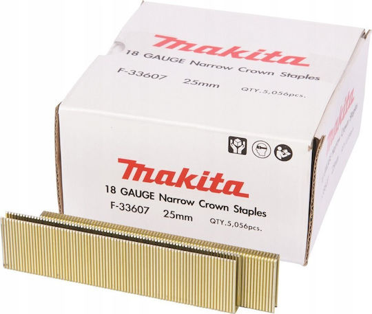 Makita Stapler Makita Staples 18ga 5.7x25mm 5056 Pieces Galvanized