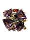 Artistic Silver Ring Natural Amethysts Spinels Garnet Size 22.5