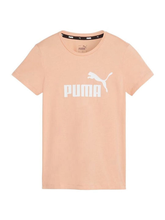 PUMA Logo Tricou Damă Portocaliu