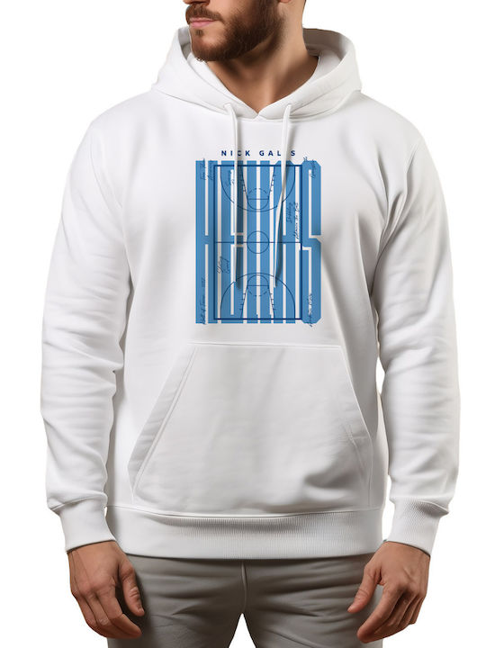 Sweatshirt mit Kapuze White