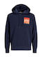 Sweatshirt mit Kapuze Blau