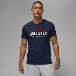 Hollister Tricou Albastru Hollister Tricou Albastru