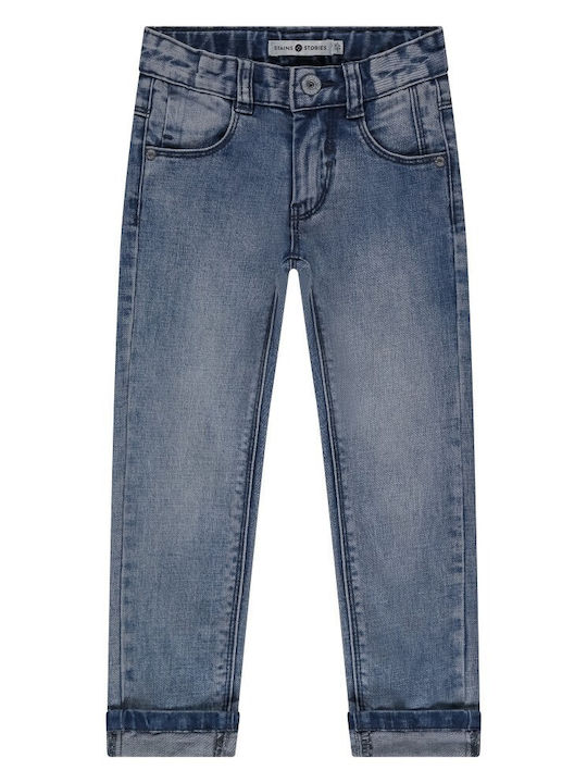 Kids' Denim Pants Blue-grey